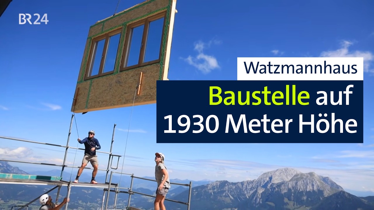 Salettl am Watzmannhaus: Endlich wird gebaut | Abendschau | BR24