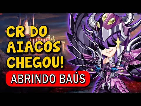 REPARO DE ARMADURA DO AIACOS ESTÁ ON! ABRI MEUS BAÚS PRA TENTAR PEGAR ALGO - SAINT SEIYA AWAKENING