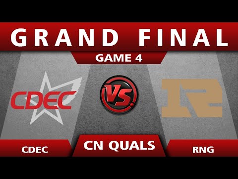 CDEC vs RNG Game CDEC vs Royal Never Give Up Game 4 - TI9 CN Regional Qualifiers: Grand Finals