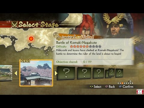 Samurai Warriors 4 Campaign Walkthrough (PS4) Legend of a Land United Part 3 - Battle of Komaki