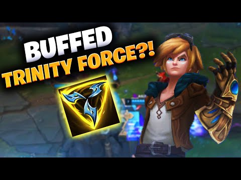 THE NEW TRINITY FORCE IS OP!? STOMPING CHALLENGER WITH EZREAL