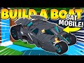 This WORKING BAT MOBILE Has ALL THE GADGETS! Roblox Build a Boat