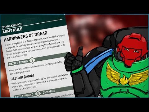 10th Edition Chaos Knights Faction Focus: TERROR TACTICS are IN! - Warhammer 40k