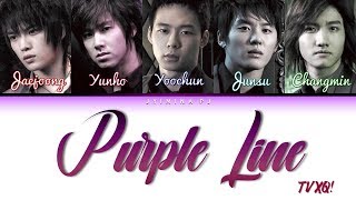 TVXQ!/DBSK! (东方神起!/동방신기!) - &#39;Purple Line&#39; Lyrics (Color Coded_Han_Rom_Eng)