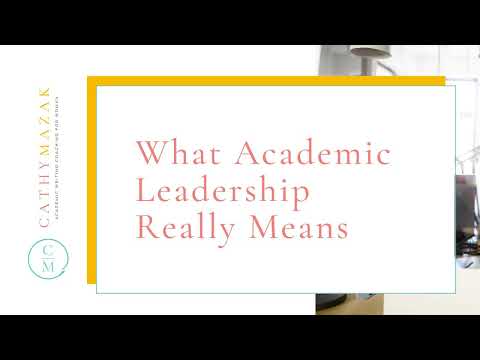 138: What Academic Leadership Really Means [Re-release Ep 94]