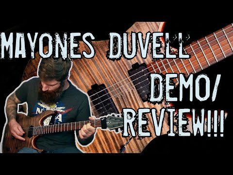 One Of The Nicest Guitars I've Ever Played!!!  Mayones Duvell Standard 6 Demo & Review.