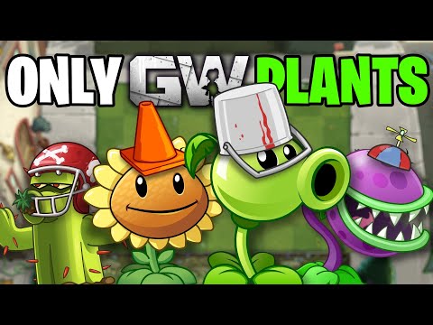 Can You Beat MODERN DAY With ONLY Garden Warfare Plants?