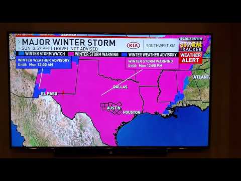 Austin weather Feb 14th, 2021