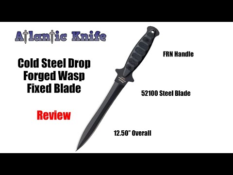 Cold Steel Drop Forged Wasp Fixed Blade Knife Review | Atlantic Knife Reviews 2020