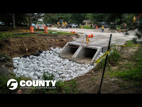 Advantages of County Materials Box Culverts - Waukesha Flood Mitigation Project Feature