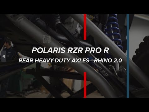 How to Install SuperATV's Rhino 2.0 Rear Axles on the Polaris RZR PRO R