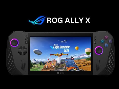 Microsoft Flight Simulator 2024 Technical Alpha |ROG Ally X |9GB VRAM | 720p |Driver 24.8.1 25W