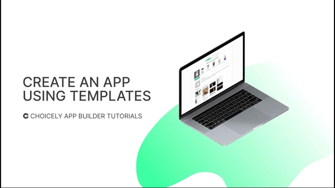 How to Create an App Using Templates | Choicely App Builder Tutorial | No Code App Development