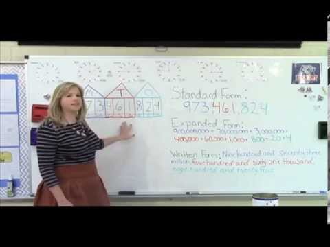 4th Grade Mathematics - Lesson One: Place Value