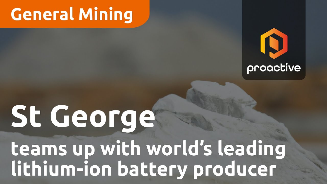 St George teams up with world’s leading lithium-ion battery producer