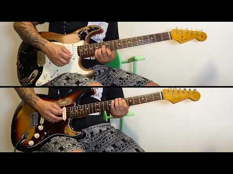 John Mayer Black1 Stratocaster and 64 Stratocaster Clean Tone Test