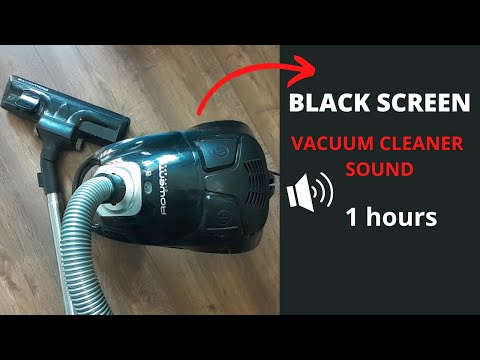 Vacuum Cleaner Sound to Help you fall asleep | White Noise | Black Screen 1 hours