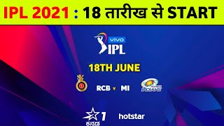 IPL 2021 : Remaining 31 Matches Starts From This Date || IPL 2021 Starting Date