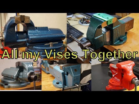 All of my bench vises in 4K