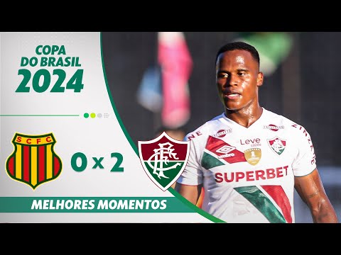 Gols e lances de Sampaio Corrêa x Fluminense
