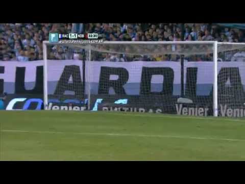 Ocasiones de Racing 1 - Newell's 1. Fecha 8. Torneo Primera División 2014. FPT