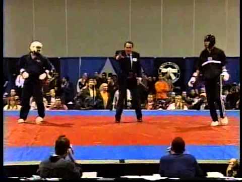 Jason Bourelly vs Raymond Daniels at 2000 Ocean State Grand Nationals Karate Tournament