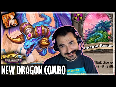 NEW DRAGON IS INSANE WITH TARECGOSA! - Hearthstone Battlegrounds