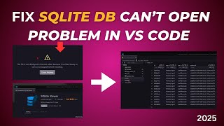 Open SQLite database in VS code | SQLite Viewer Vs Code extension 🔴 2025