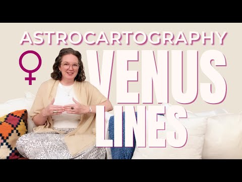 Venus Lines in Astrocartography Explained ♀ AC, MC, DC, IC - AstroMapping Astrology for Love & More