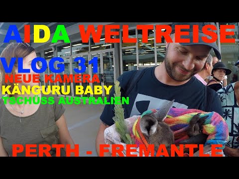Aida World Cruise VLOG 031 - Perth - Fremantle - Australia
