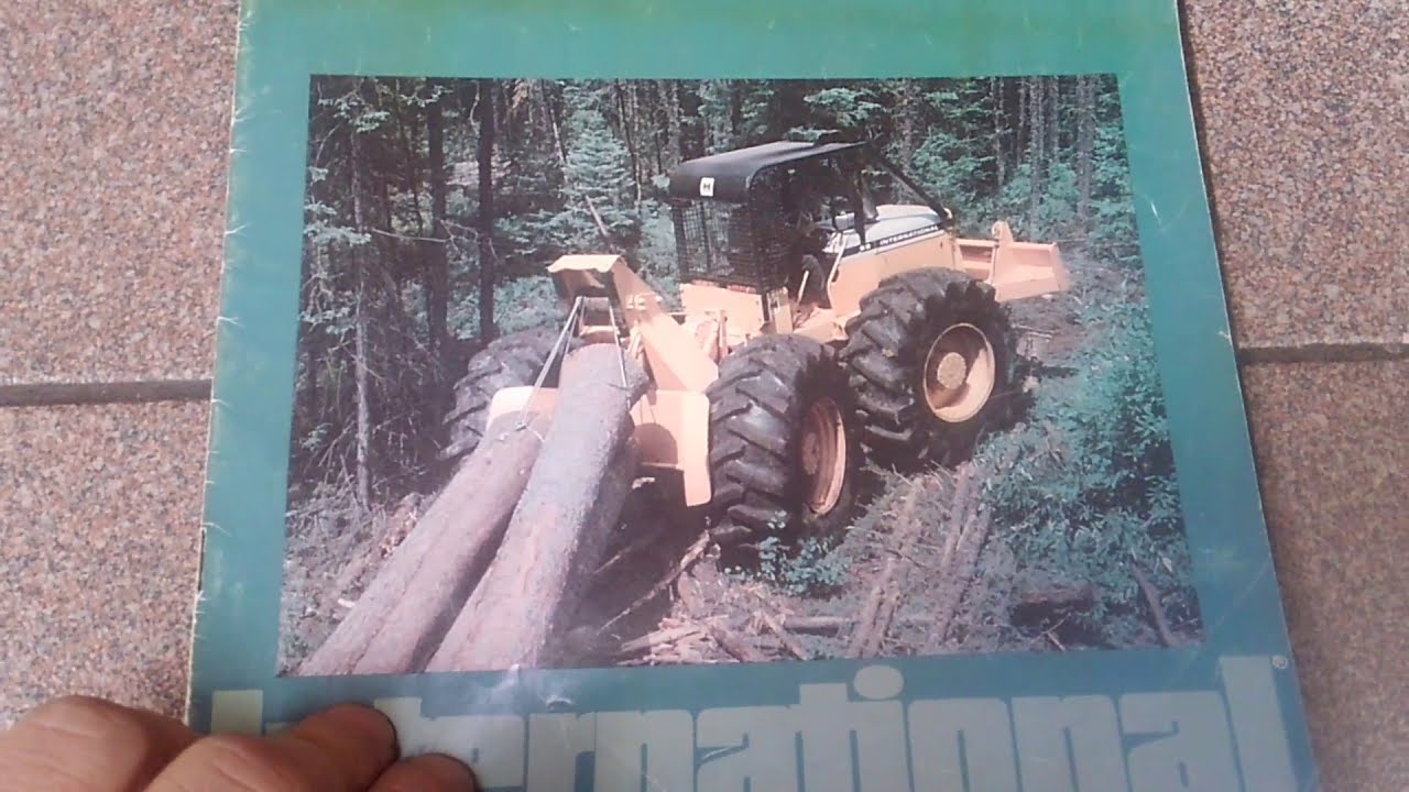 Old log skidder brochure.