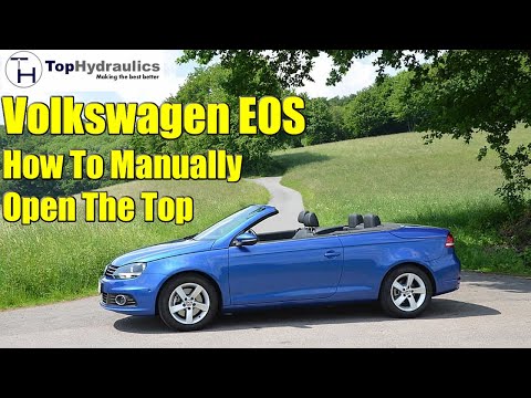 Volkswagen EOS - How To Manually Open The Convertible Top