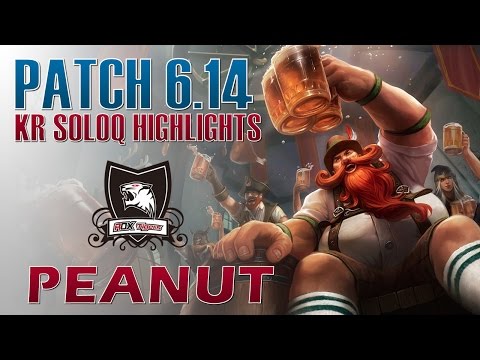 ROX Peanut - Gragas Jungle - KR LOL Challenger 910LP Highlights