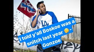 Gonzoe reacts to my Is Boskoe a snitch video &amp; Speaks on Wack 100 &amp; more.