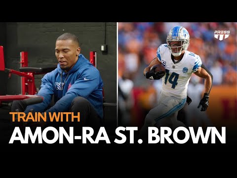 Amon-ra St. Brown's KILLER Leg/Back Workout With Dad and Brother!