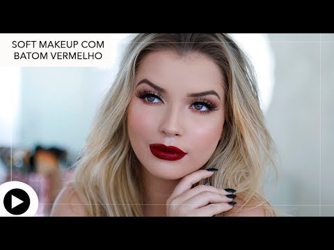 Soft Makeup + Batom Vermelho