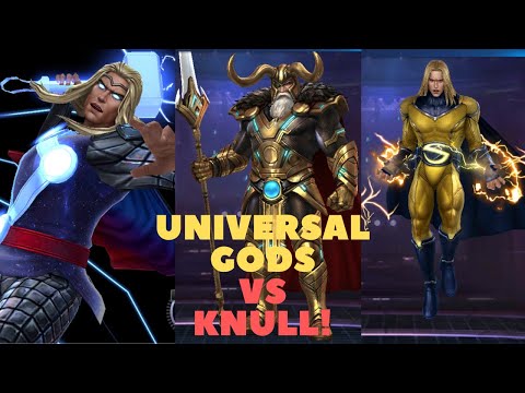 T3 THOR HERALD OF THUNDER VS T3 ODIN & T3 SENTRY! KNULL RAGE COMPARISON - Marvel Future Fight APK