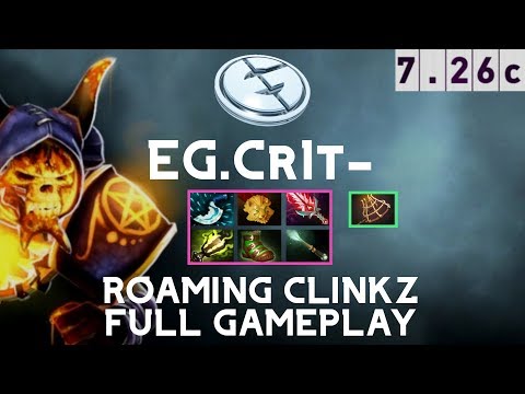 Clinkz | EG.Cr1t- | Position 4 Clinkz Full Gameplay | 7.26c Full Gameplay