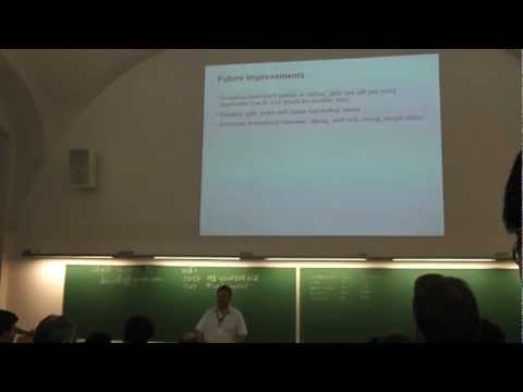 GNU Cauldron 2012, Prague, talk4: Part 2/2
