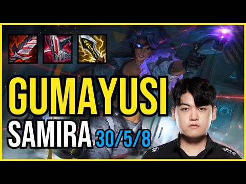 GUMAYUSI - SAMIRA vs KAI'SA ADC - KR Challenger - Patch 11.3 PENTAKILL