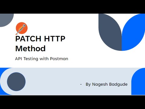 Patch Http Method Api Testing With Postman