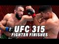 UFC 315 Fighter Knockouts Submissions