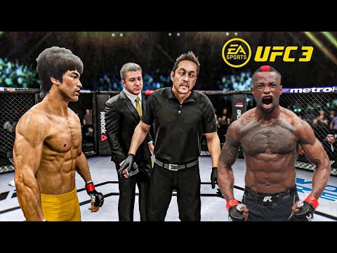 Bruce Lee vs Marc Diakiese   EA Sports UFC 3   Epic Fight 🔥🐲