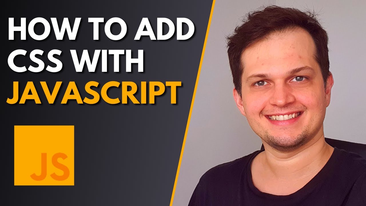 How to add CSS to a HTML element with JavaScript