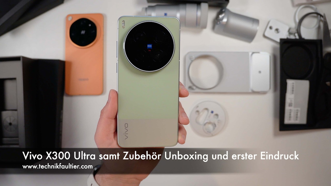 Vivo X300 Ultra samt Zubehör Unboxing und erster Eindruck