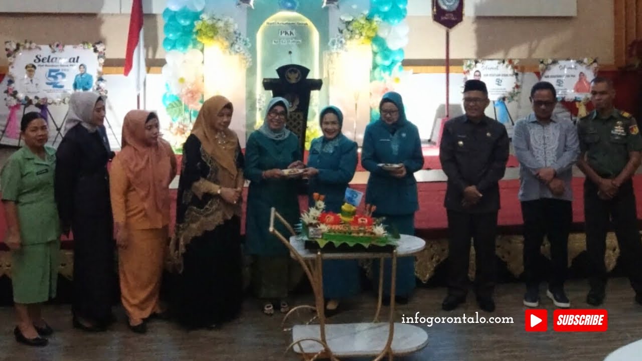 Hadiri Acara Puncak Peringatan Hari Kesatuan PKK, Ini Harapan Irwan Hunawa