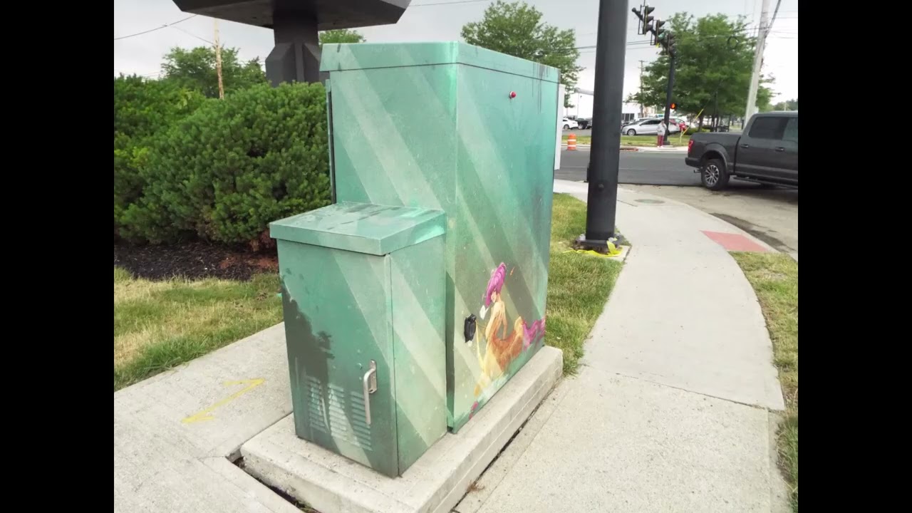 Whitehall Ohio Traffic Box Art