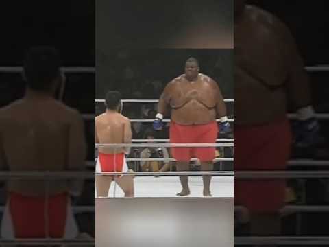 Sumo Giant almost crushed MMA Guy 😱 But he... | mma kickboxing muay thai fight