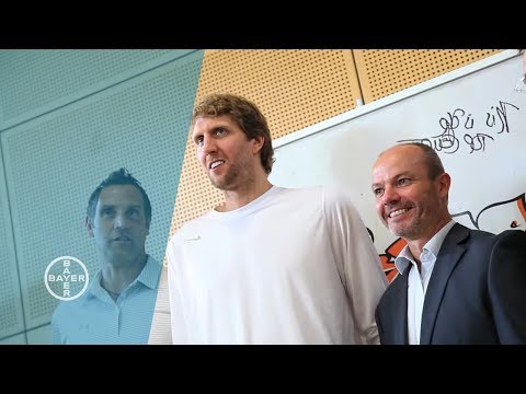Dirk Nowitzki in Leverkusen