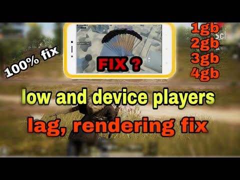 Pubg mobile lag fix | pubg mobile rendering fix | best tip for 1gb,2gb,3gb,4gb ram | suggestion